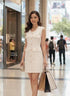 Tweed Sleeveless Short Dress